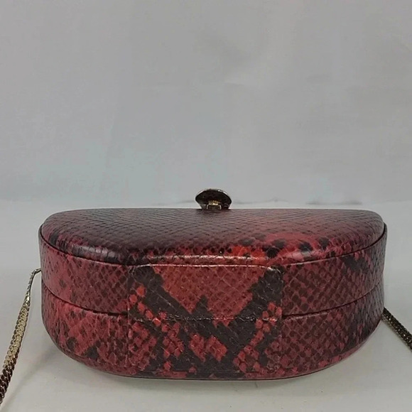 Rebecca Minkoff Red Leather Snakeskin Purse NWOT - Picture 11 of 15